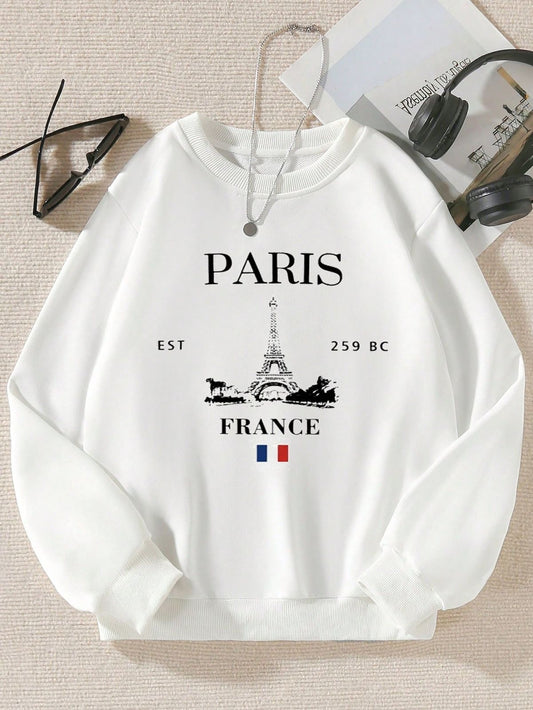 Printed Vintage Sweatshirt