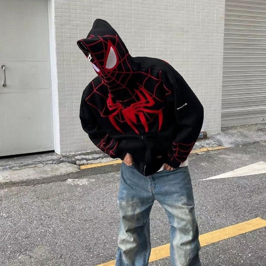 Black Spiderman Hoodie