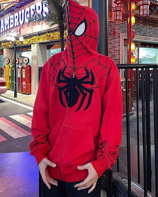 Red Spiderman Hoodie