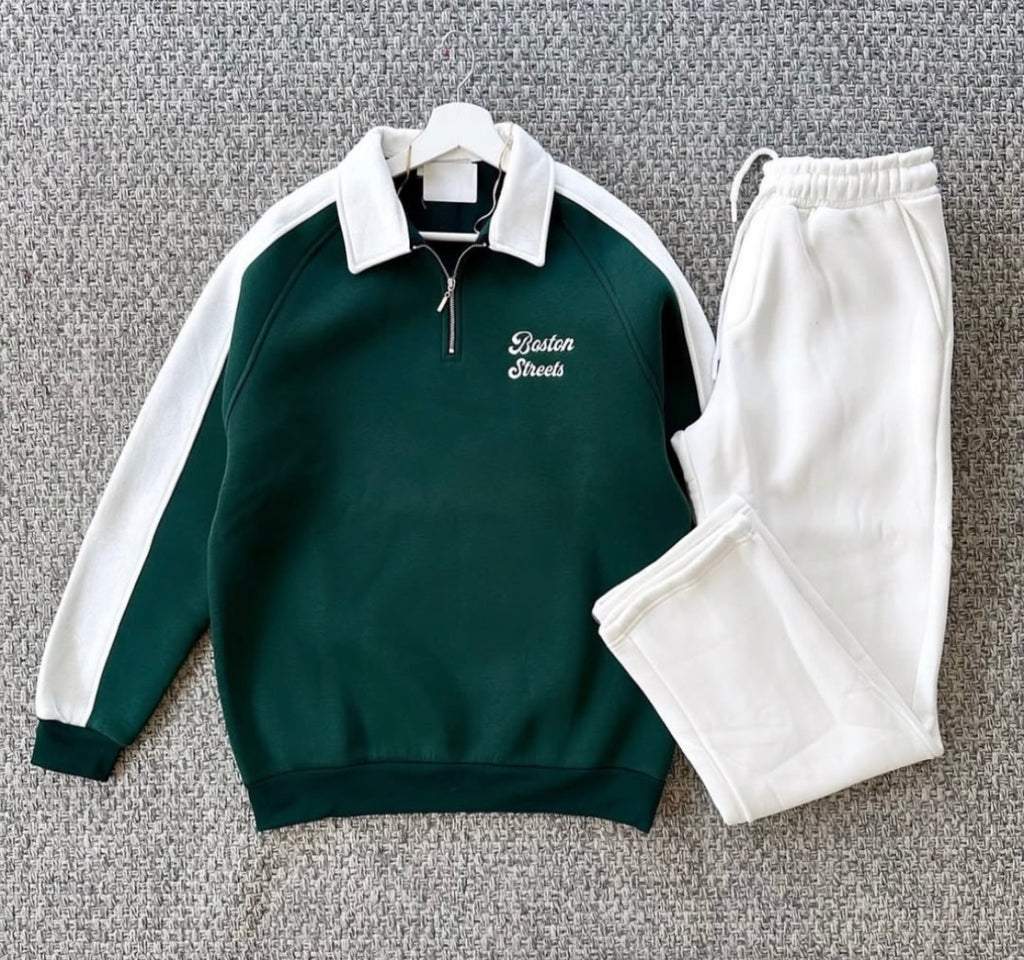 Printed Combo Sweatshirt and Joggers