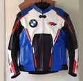BMW Embroidery Leather Racing Jacket