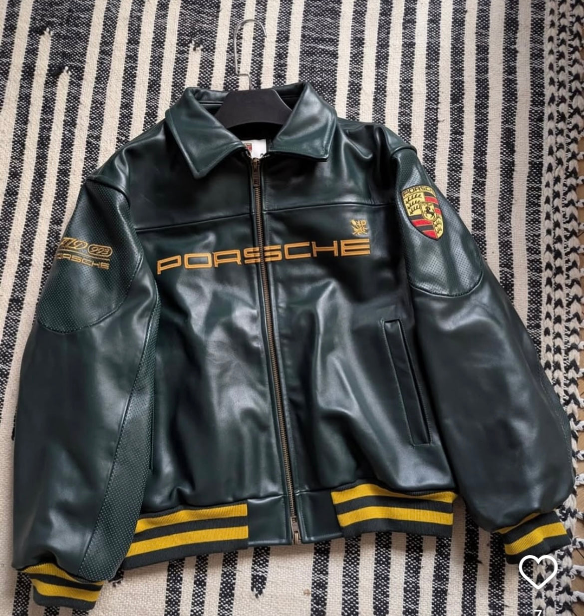 Black Porsche Leather Jacket