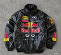 Black Redbull Leather Jacket