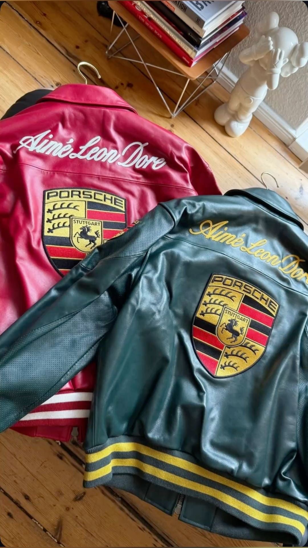 Red Porsche Leather Jacket