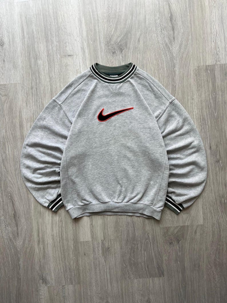 Printed Vintage Sweatshirt - Grey