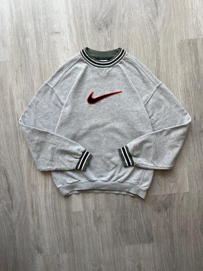 Printed Vintage Sweatshirt - Grey