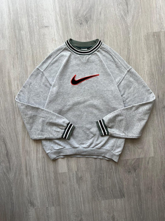 Printed Vintage Sweatshirt - Grey