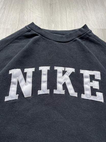 Printed Vintage Sweatshirt - Black