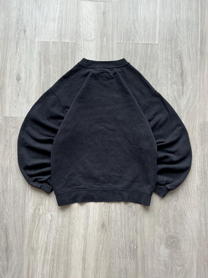 Printed Vintage Sweatshirt - Black