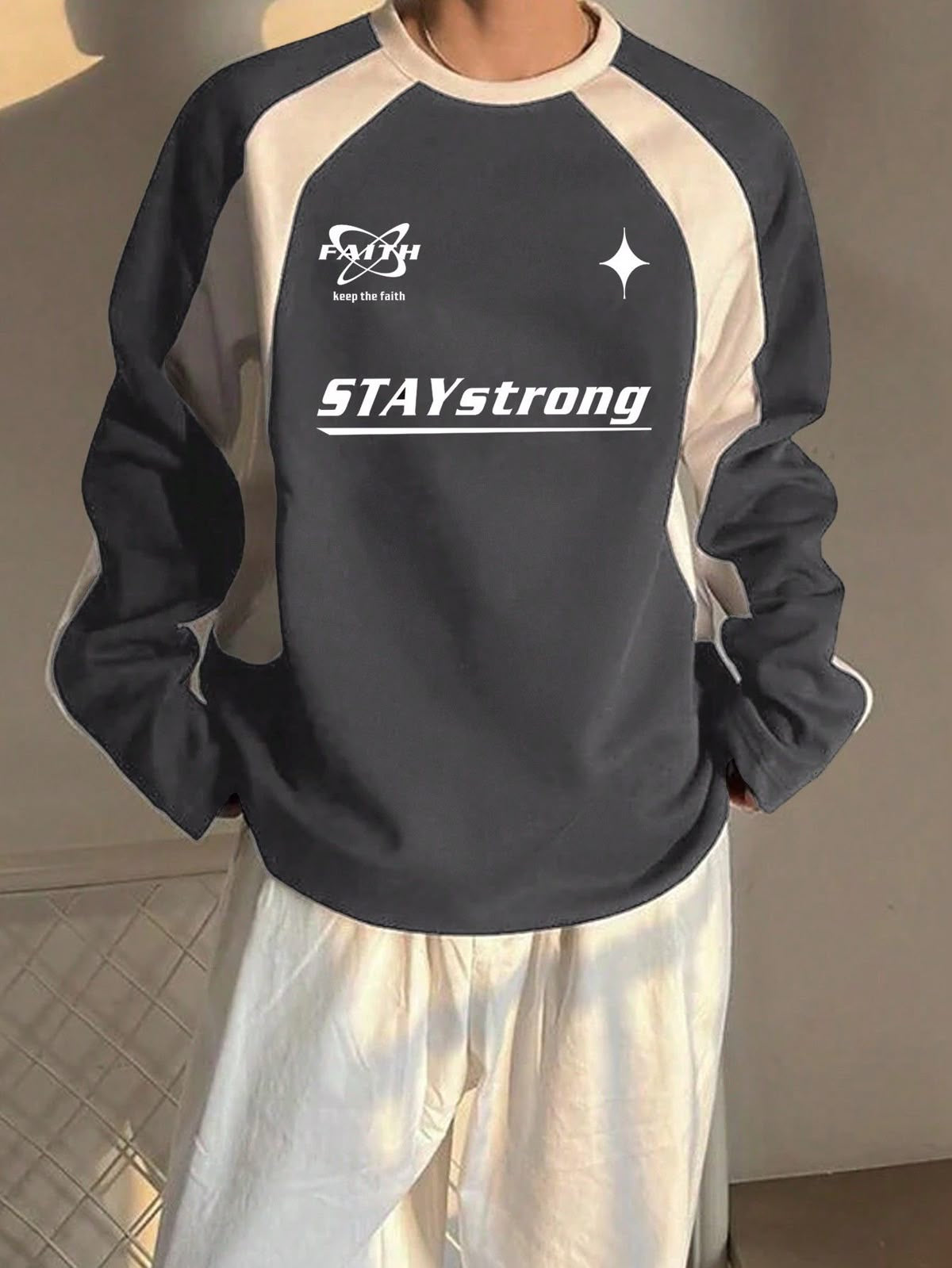 Printed Vintage Sweatshirt