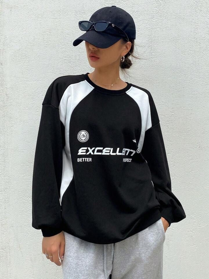 Printed Vintage Sweatshirt