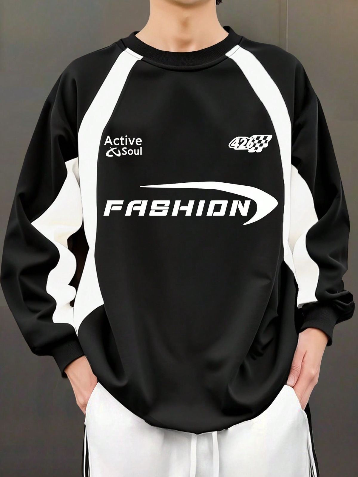 Printed Vintage Sweatshirt