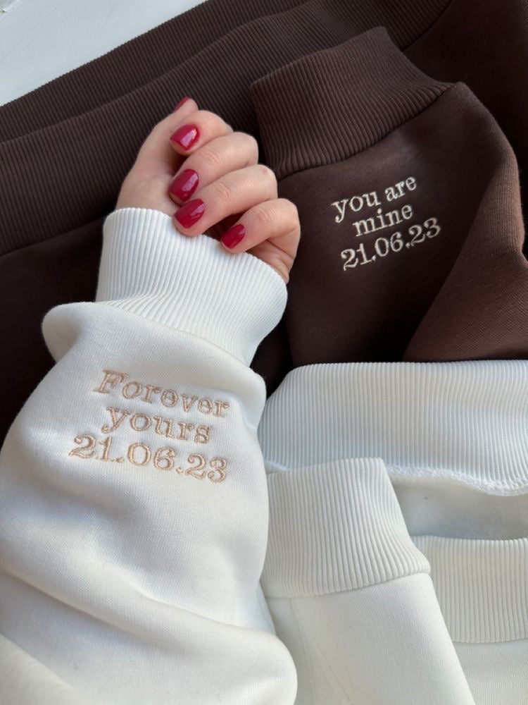 Printed Couple Sweatshirt