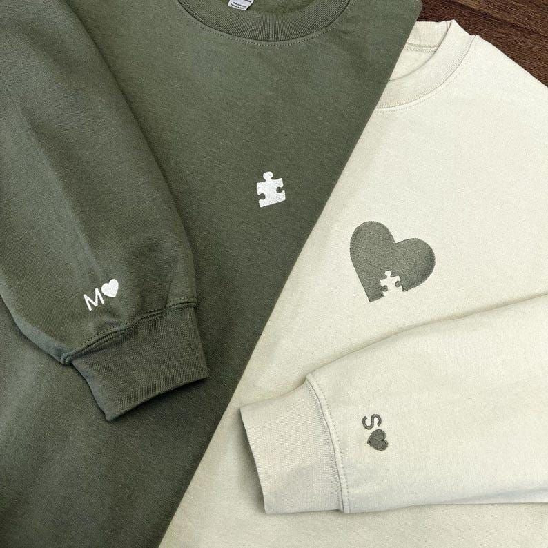 Printed Couple Sweatshirt