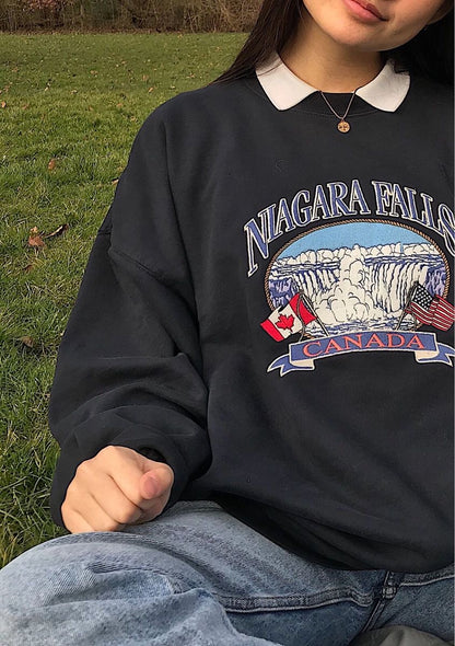 Printed Vintage Sweatshirt