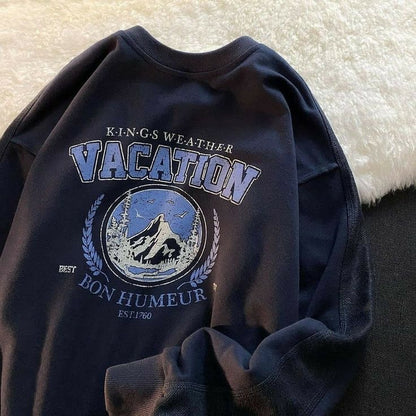 Printed Vintage Sweatshirt