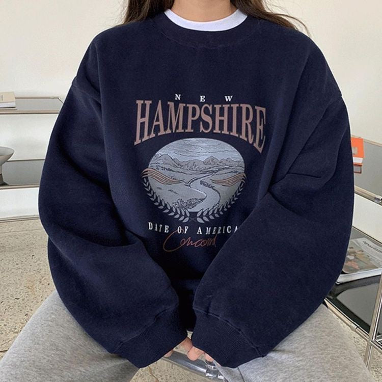 Printed Vintage Sweatshirt