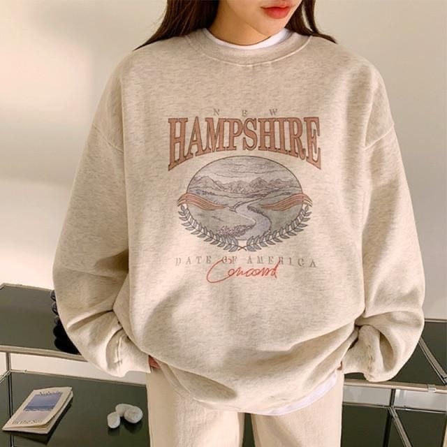 Printed Vintage Sweatshirt