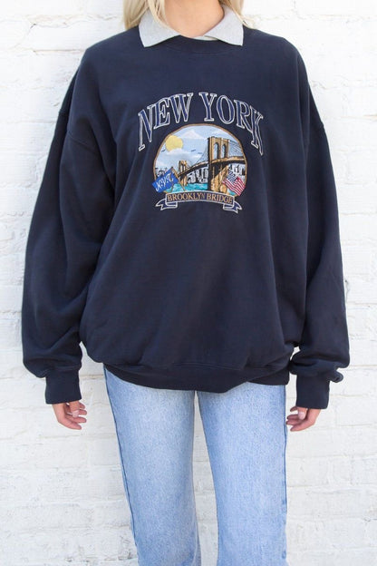 Printed Vintage Sweatshirt