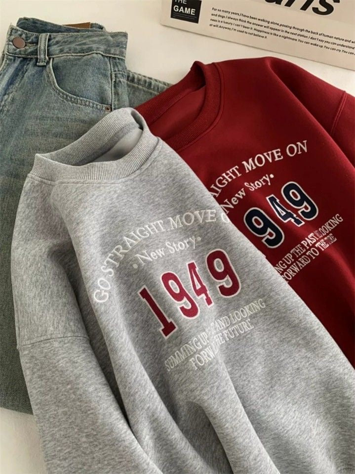 Printed Vintage Sweatshirt