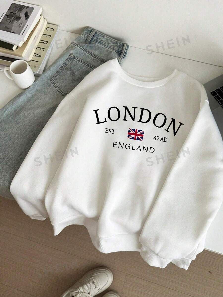 Printed Vintage Sweatshirt