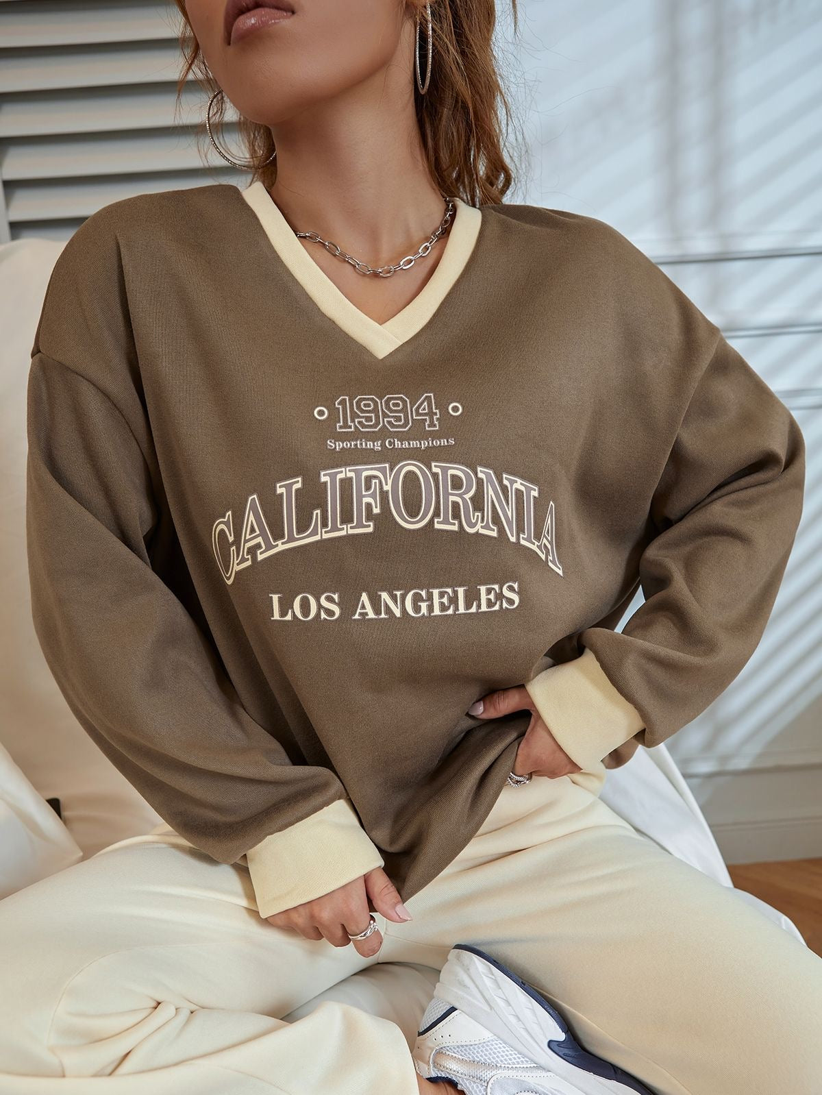 Printed Vintage Sweatshirt