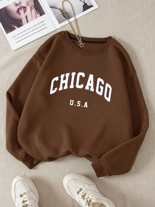Printed Vintage Sweatshirt