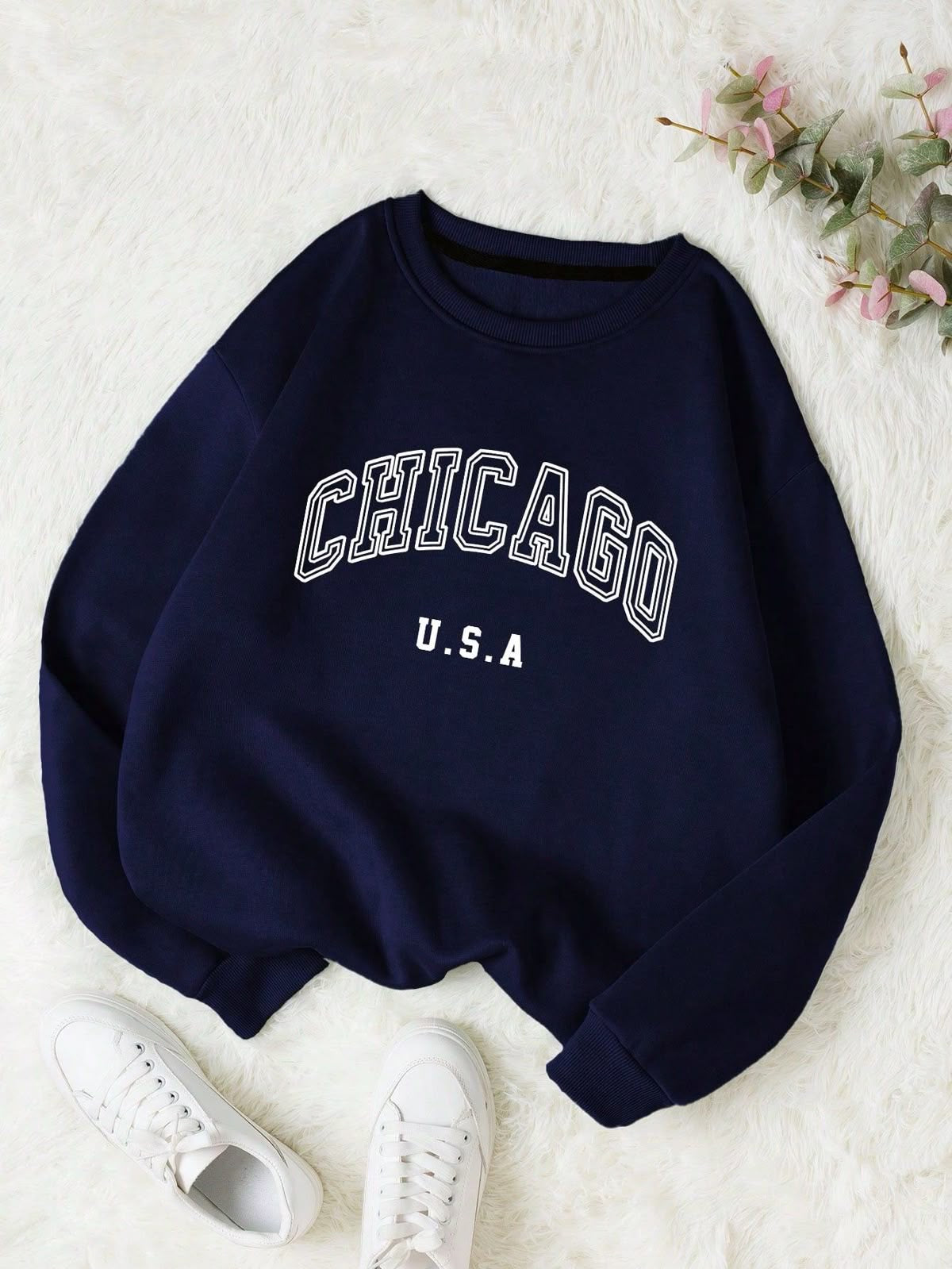 Printed Vintage Sweatshirt