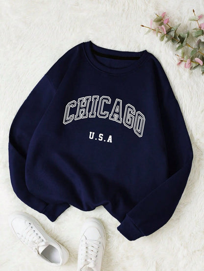 Printed Vintage Sweatshirt