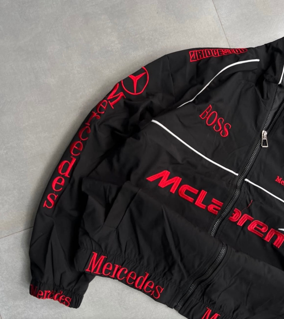 Vintage Embroidery Racing Jacket
