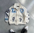 Vintage Embroidery Varsity Jacket