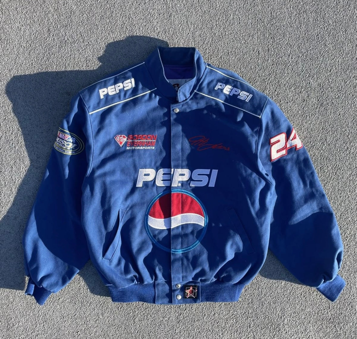 Pepsi Embroidery Racing Jacket