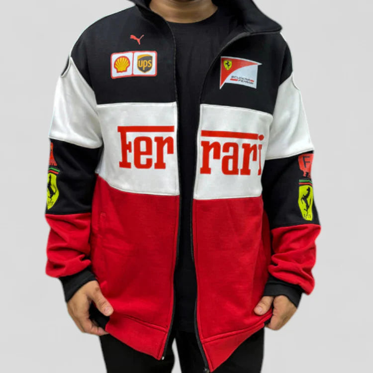 Printed Ferrari Racing Jacket