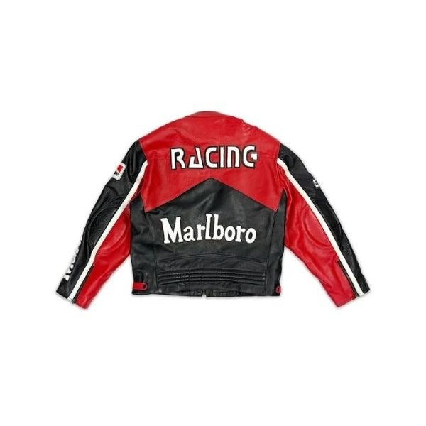 Embroidery Marlboro Jacket - Black