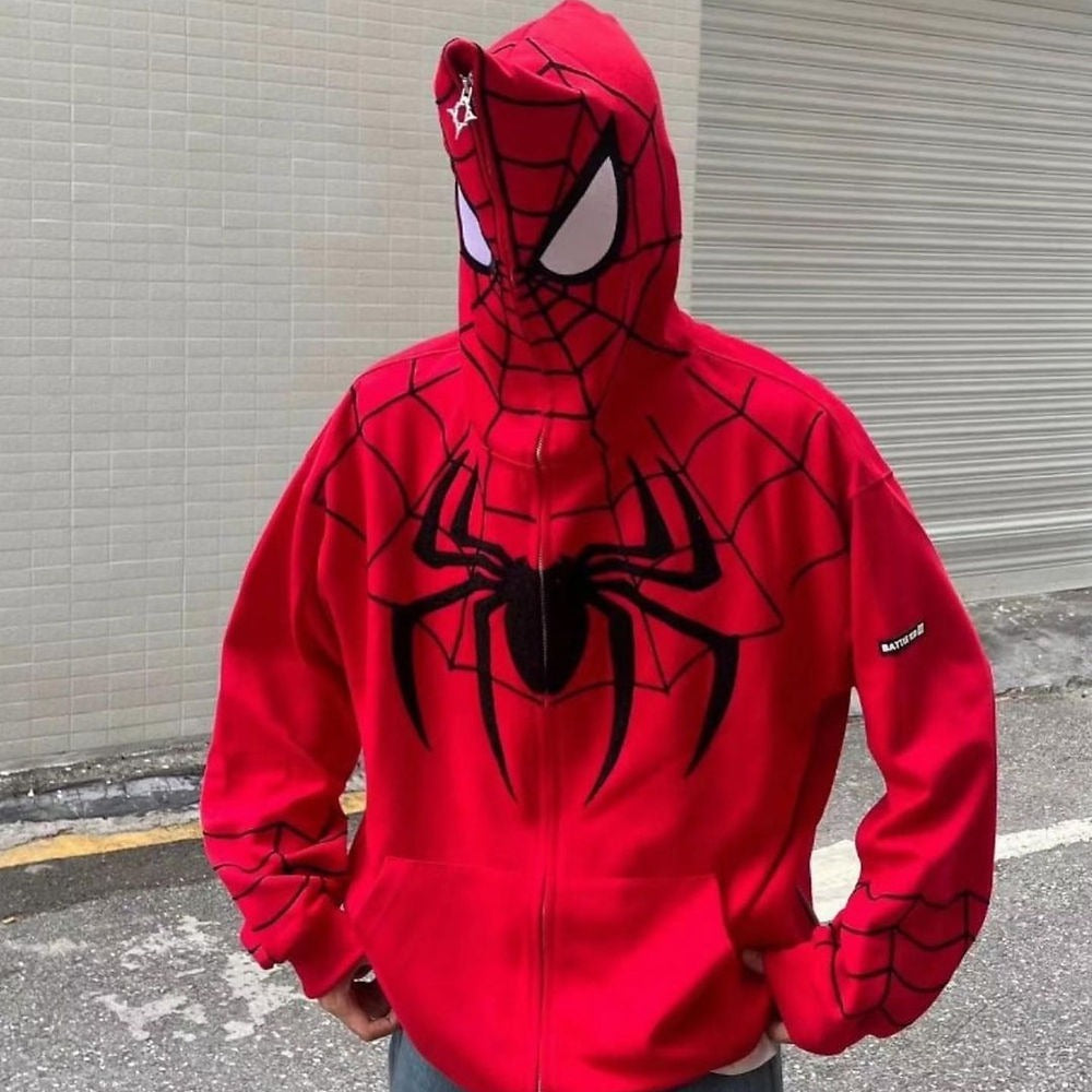 Red Spiderman Hoodie