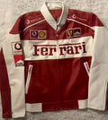 Red Ferrari Leather Jacket