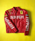 Red Ferrari Leather Jacket