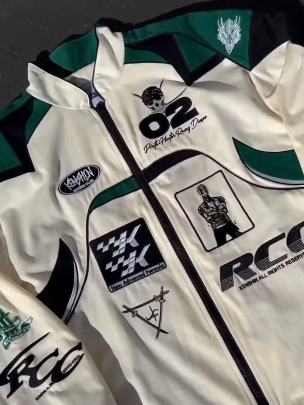 Printed Zoro Racing Jacket