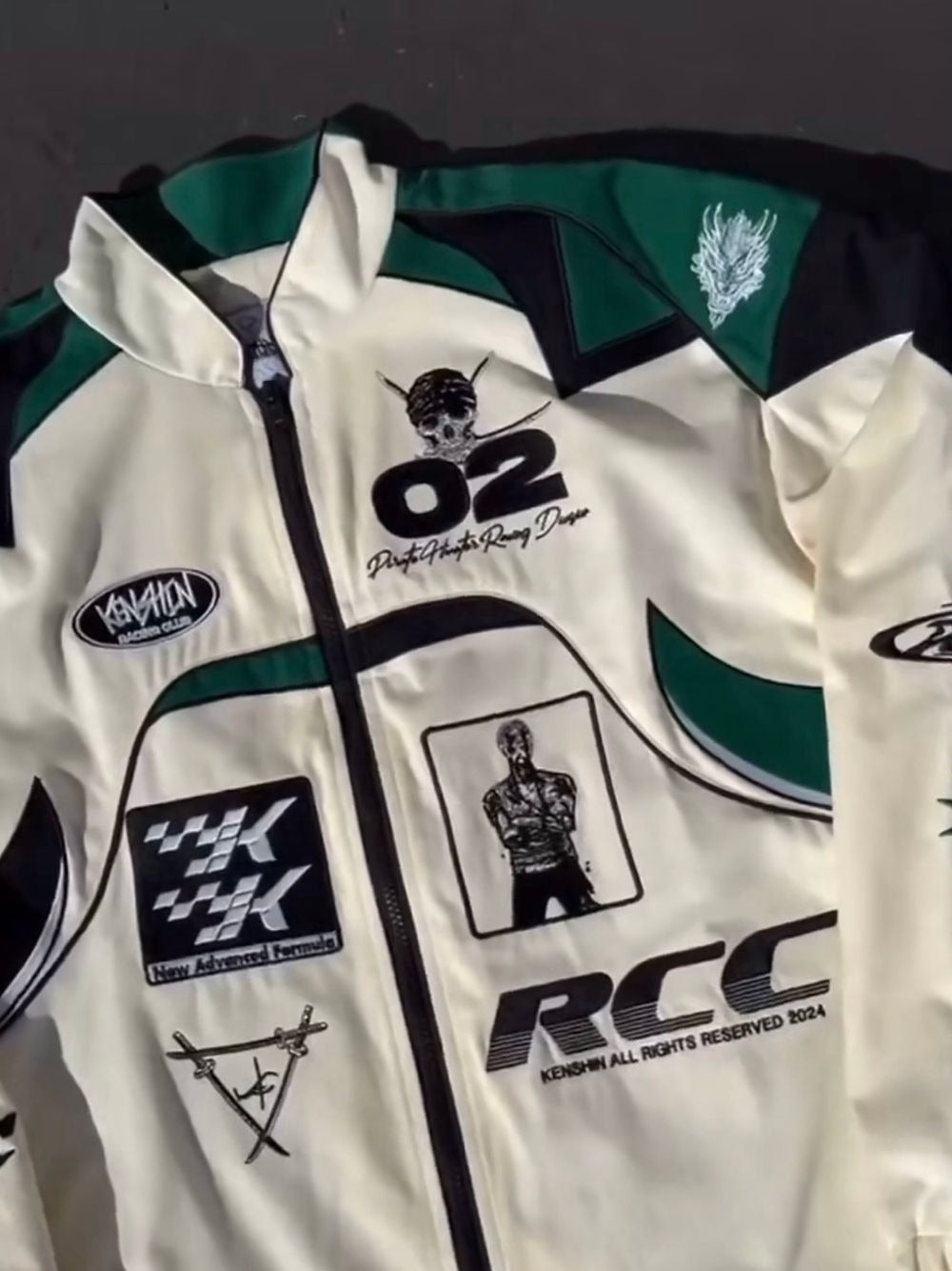 Printed Zoro Racing Jacket